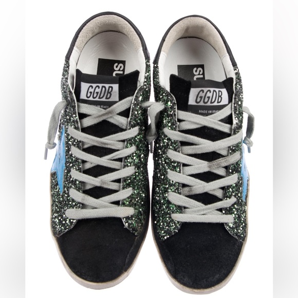 Golden Goose Superstar Glitter Low-Top Sneakers - Picture 2 of 5